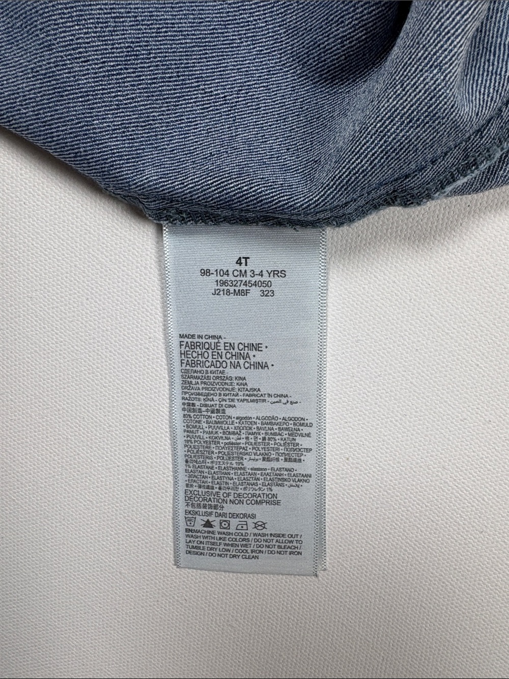 Levi's Blue Denim Overalls with Pink Branded Straps - Picture 4 of 9